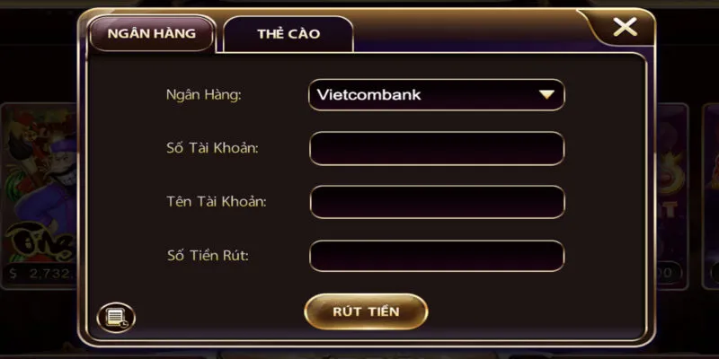 Điền thông tin không chính xác khiến cho giao dịch thất bại